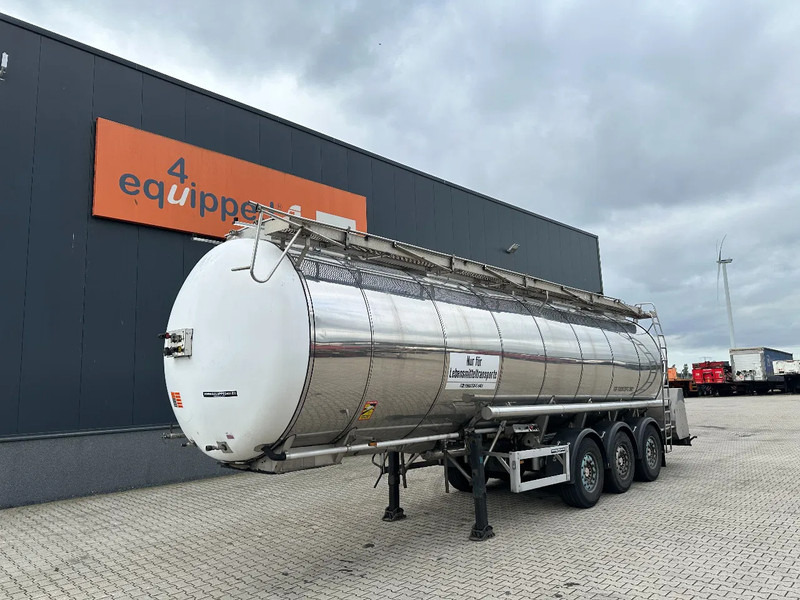Feldbinder FOOD / LEVENSMIDDELEN / LEBENSMITTEL / 33.500L / 3-COMP / PUMP / NL-trailer / APK: 10-2026 - Semirremolque cisterna: foto 1 Feldbinder FOOD / LEVENSMIDDELEN / LEBENSMITTEL / 33.500L / 3-COMP / PUMP / NL-trailer / APK: 10-2026 - Semirremolque cisterna: foto 1