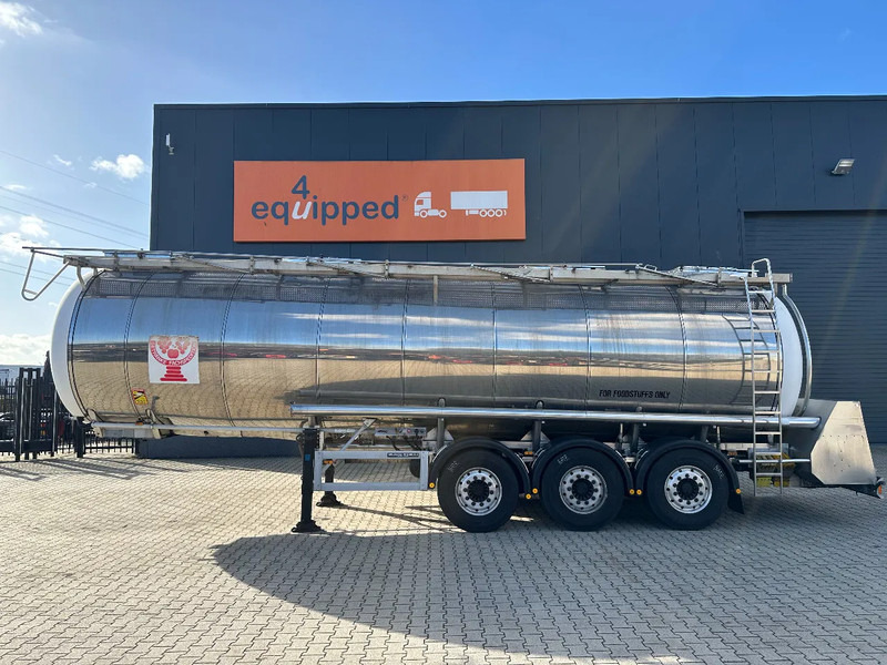 Feldbinder LEBENSMITTEL / LEVENSMIDDELEN FOOD / 33.500L / 3-COMP / PUMPE / INOX / NL-trailer / APK: 10-2026 - Semirremolque cisterna: foto 2 Feldbinder LEBENSMITTEL / LEVENSMIDDELEN FOOD / 33.500L / 3-COMP / PUMPE / INOX / NL-trailer / APK: 10-2026 - Semirremolque cisterna: foto 2