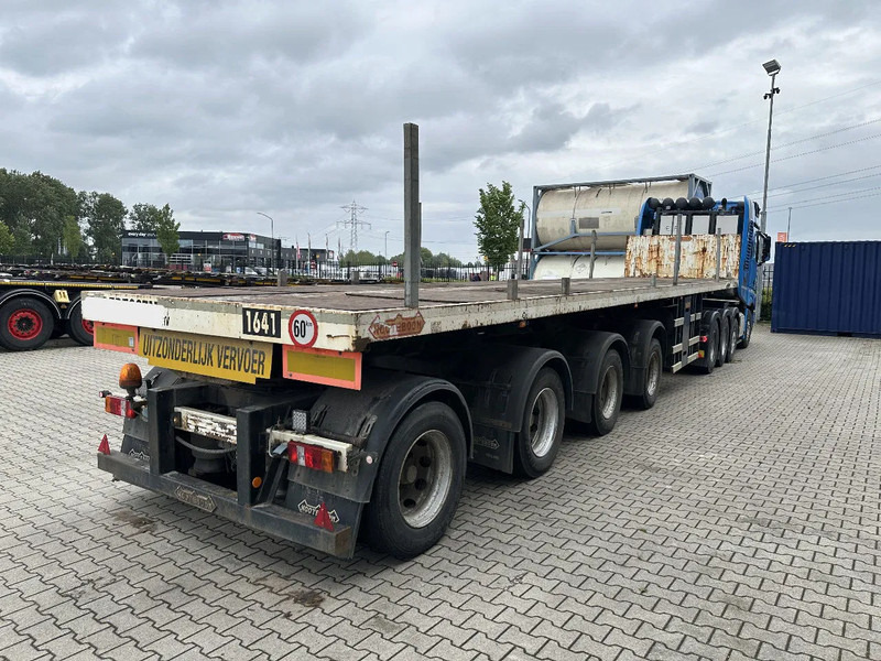 Nooteboom OVB-73-04, 73 tons Ballast trailer, 4 axles, 3 hydraulic steering axles, 75% tyres, MOT 03/2026 - Semirremolque plataforma/ Caja abierta: foto 5 Nooteboom OVB-73-04, 73 tons Ballast trailer, 4 axles, 3 hydraulic steering axles, 75% tyres, MOT 03/2026 - Semirremolque plataforma/ Caja abierta: foto 5