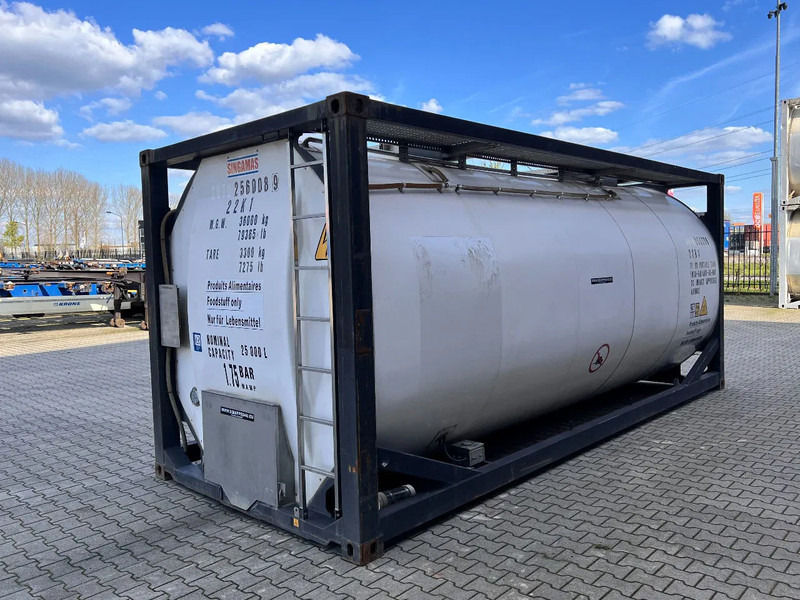 SINGAMAS TOP: Food grade, 25.000L, foodgrade, insp. till 07/2026 - Tanque de almacenamiento: foto 3 SINGAMAS TOP: Food grade, 25.000L, foodgrade, insp. till 07/2026 - Tanque de almacenamiento: foto 3