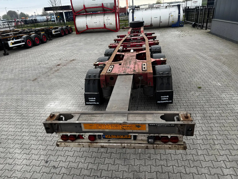 Schmitz Cargobull 40FT HC-chassis, disc, liftaxle, extendable at the rear, WITH WORK!!! - Semirremolque portacontenedore/ Intercambiable: foto 5 Schmitz Cargobull 40FT HC-chassis, disc, liftaxle, extendable at the rear, WITH WORK!!! - Semirremolque portacontenedore/ Intercambiable: foto 5