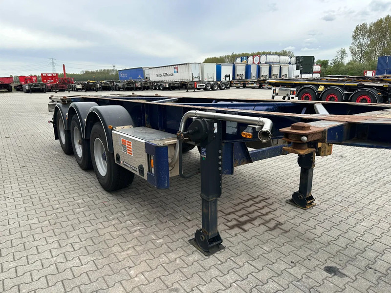 Semirremolque portacontenedore/ Intercambiable Van Hool 20FT/30FT, ADR (EX/II, EX/III, FL, AT), BPW + drum, ALCOA, galvanized, liftaxle, NL-Chassis: foto 15