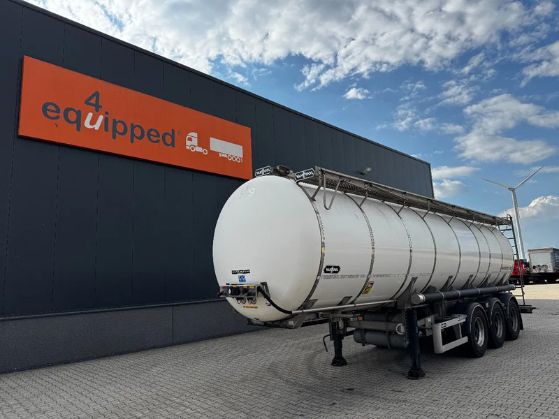 Van Hool FOOD / RVS chassis / empty weight 5.860kg / 29.500L / 1-COMP / 1 -BAFFLE / DISC / NL / APK - Semirremolque cisterna: foto 1 Van Hool FOOD / RVS chassis / empty weight 5.860kg / 29.500L / 1-COMP / 1 -BAFFLE / DISC / NL / APK - Semirremolque cisterna: foto 1