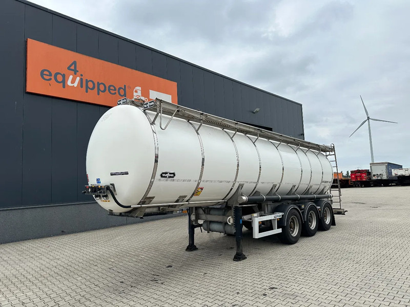 Van Hool FOOD / RVS chassis / empty weight: 5.860kg / 29.500L / 1-comp.+ 1 baffel / discbrakes / NL / APK: 02/2026 - Semirremolque cisterna: foto 1 Van Hool FOOD / RVS chassis / empty weight: 5.860kg / 29.500L / 1-comp.+ 1 baffel / discbrakes / NL / APK: 02/2026 - Semirremolque cisterna: foto 1