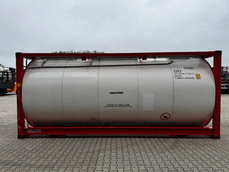 Welfit Oddy 20FT ISO, 24.990L / 1-COMP / 3 BAFFELS / T11 / 22K2 / 4 manholes / 5Y- + CSC-inspection valid until 04/2028 - Contenedor cisterna: foto 3 Welfit Oddy 20FT ISO, 24.990L / 1-COMP / 3 BAFFELS / T11 / 22K2 / 4 manholes / 5Y- + CSC-inspection valid until 04/2028 - Contenedor cisterna: foto 3