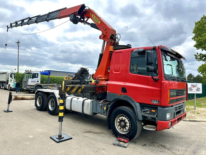 DAF 85 CF 430 6x4 CRANE PK 32.000 F (7x) + WINCH - EURO 2 - MANUAL ZF - HUB REDUCTION / STEEL SPRING - BE TRUCK - Cabeza tractora: foto 1 DAF 85 CF 430 6x4 CRANE PK 32.000 F (7x) + WINCH - EURO 2 - MANUAL ZF - HUB REDUCTION / STEEL SPRING - BE TRUCK - Cabeza tractora: foto 1