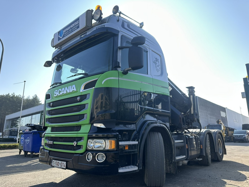 Scania R500 V8 6x2 TRACTOR + CRANE MKG HLK 231 HP (23tm) - 4x HYDR - RADIO - RETARDER - MANUAL - LIFT + STEERING AXLE - Cabeza tractora: foto 4 Scania R500 V8 6x2 TRACTOR + CRANE MKG HLK 231 HP (23tm) - 4x HYDR - RADIO - RETARDER - MANUAL - LIFT + STEERING AXLE - Cabeza tractora: foto 4
