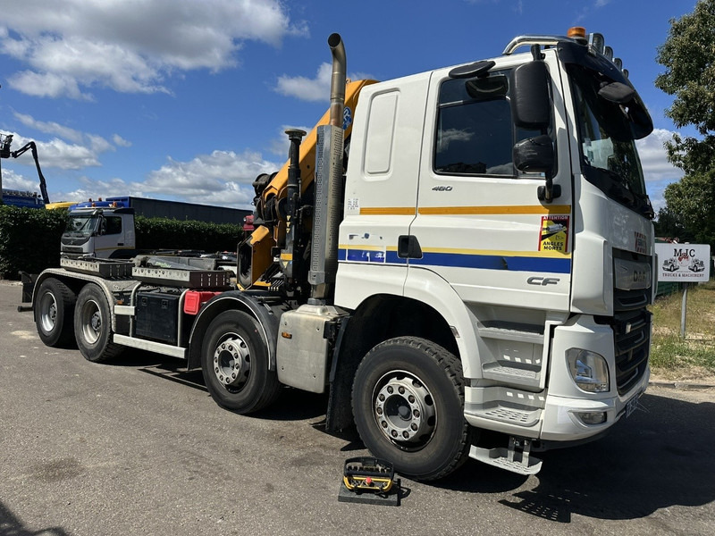 DAF CF 480 8x4 HOOKLIFT + CRANE (19m!) EFFER 205 / 6S + WINCH - RETARDER - *165.000km* - VERY NICE - Camión multibasculante, Camión grúa: foto 2 DAF CF 480 8x4 HOOKLIFT + CRANE (19m!) EFFER 205 / 6S + WINCH - RETARDER - *165.000km* - VERY NICE - Camión multibasculante, Camión grúa: foto 2
