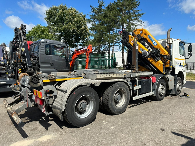 DAF CF 480 8x4 HOOKLIFT + CRANE (19m!) EFFER 205 / 6S + WINCH - RETARDER - *165.000km* - VERY NICE - Camión multibasculante, Camión grúa: foto 4 DAF CF 480 8x4 HOOKLIFT + CRANE (19m!) EFFER 205 / 6S + WINCH - RETARDER - *165.000km* - VERY NICE - Camión multibasculante, Camión grúa: foto 4