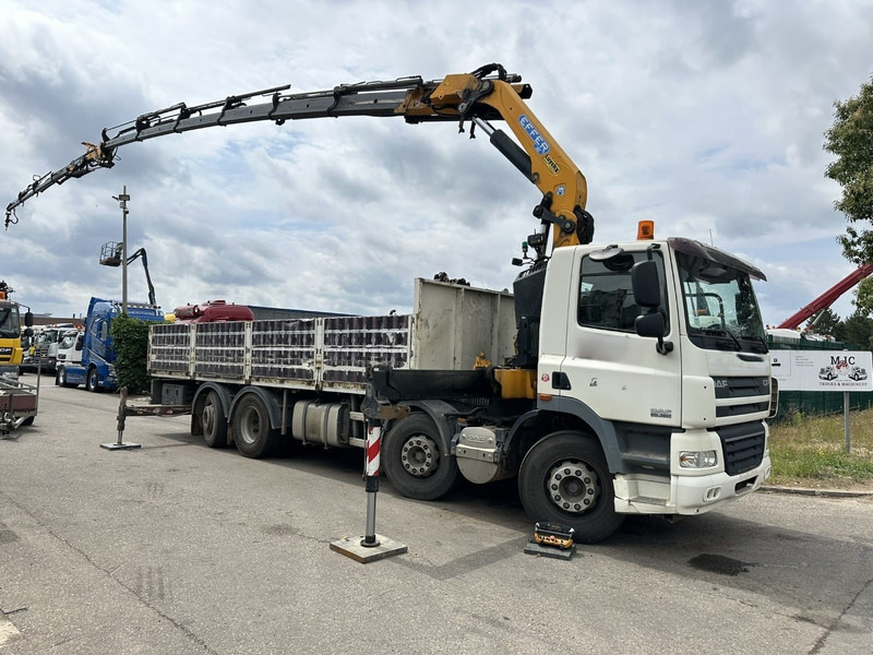 DAF CF 85.360 8x2 + KRAN (25m!) EFFER 305 6S + JIB 4S + ROTATOR - PLATORM 7m60 - LIFT + STEERING AXLE - EURO 5 - BE - Camión caja abierta, Camión grúa: foto 2 DAF CF 85.360 8x2 + KRAN (25m!) EFFER 305 6S + JIB 4S + ROTATOR - PLATORM 7m60 - LIFT + STEERING AXLE - EURO 5 - BE - Camión caja abierta, Camión grúa: foto 2