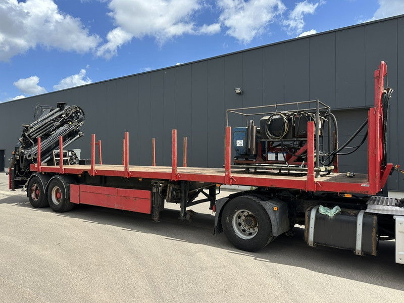 Kwb 2-AXLES PLATFORM + CRANE + HIAB 377 E-4 HIPRO + JIB 100X-3 + RADIO + ROTATOR - SAF axles - AIR SUSPENISION - BELGIAN REG. - Semirremolque plataforma/ Caja abierta: foto 3 Kwb 2-AXLES PLATFORM + CRANE + HIAB 377 E-4 HIPRO + JIB 100X-3 + RADIO + ROTATOR - SAF axles - AIR SUSPENISION - BELGIAN REG. - Semirremolque plataforma/ Caja abierta: foto 3