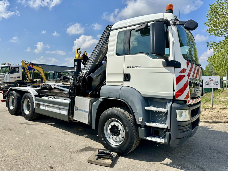 MAN TGS 33.440 6x4 BB HOOKLIFT + CRANE HIAB 166 E-3 HIDUO - RADIO - ROTATOR - EURO 5 - BE TRUCK - Camión multibasculante, Camión grúa: foto 2 MAN TGS 33.440 6x4 BB HOOKLIFT + CRANE HIAB 166 E-3 HIDUO - RADIO - ROTATOR - EURO 5 - BE TRUCK - Camión multibasculante, Camión grúa: foto 2