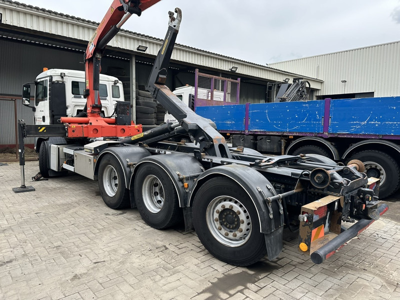 MAN TGS 35.400 8x4 TRIDEM HOOKLIFT T22 + CRANE PALFINGER PK 18001 EH + RADIO - EURO 5 - LIFT/STEERING AXLE - BE TRUCK - Camión multibasculante, Camión grúa: foto 4 MAN TGS 35.400 8x4 TRIDEM HOOKLIFT T22 + CRANE PALFINGER PK 18001 EH + RADIO - EURO 5 - LIFT/STEERING AXLE - BE TRUCK - Camión multibasculante, Camión grúa: foto 4