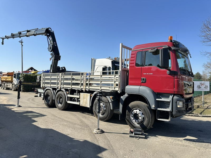 MAN TGS 35.420 8x4 + CRANE HIAB X-HIPRO 302 EP-5 - 192.000km - ROTATOR - 5/6 F - PLATFORM 6m55 - AIR SUSPENSION - TUV 06/2025 - TOP CONDITION - Camión grúa: foto 1 MAN TGS 35.420 8x4 + CRANE HIAB X-HIPRO 302 EP-5 - 192.000km - ROTATOR - 5/6 F - PLATFORM 6m55 - AIR SUSPENSION - TUV 06/2025 - TOP CONDITION - Camión grúa: foto 1