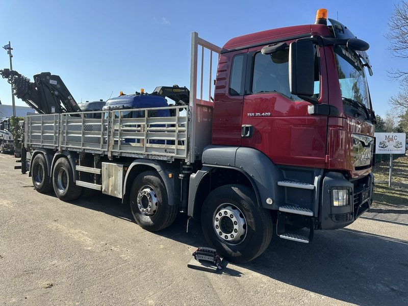 MAN TGS 35.420 8x4 + CRANE HIAB X-HIPRO 302 EP-5 - 192.000km - ROTATOR - 5/6 F - PLATFORM 6m55 - AIR SUSPENSION - TUV 06/2025 - TOP CONDITION - Camión grúa: foto 1 MAN TGS 35.420 8x4 + CRANE HIAB X-HIPRO 302 EP-5 - 192.000km - ROTATOR - 5/6 F - PLATFORM 6m55 - AIR SUSPENSION - TUV 06/2025 - TOP CONDITION - Camión grúa: foto 1