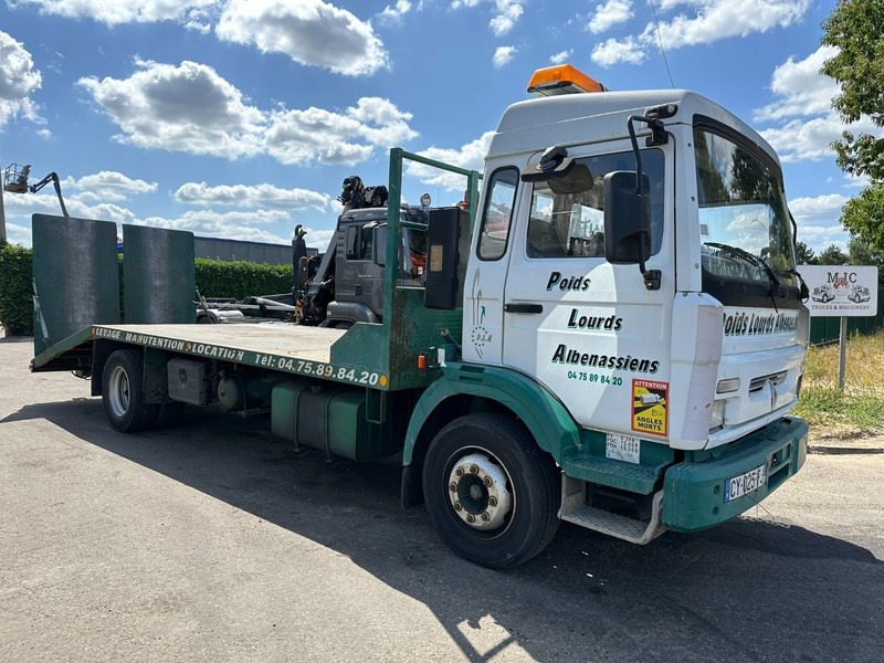 Renault MILDUM M150 - 13T OPRIJWAGEN - CAR / MACHINE CARRIER - DEPANNEUSE - STEEL SPRING / LAMES - MANUAL - Camión portavehículos: foto 1 Renault MILDUM M150 - 13T OPRIJWAGEN - CAR / MACHINE CARRIER - DEPANNEUSE - STEEL SPRING / LAMES - MANUAL - Camión portavehículos: foto 1
