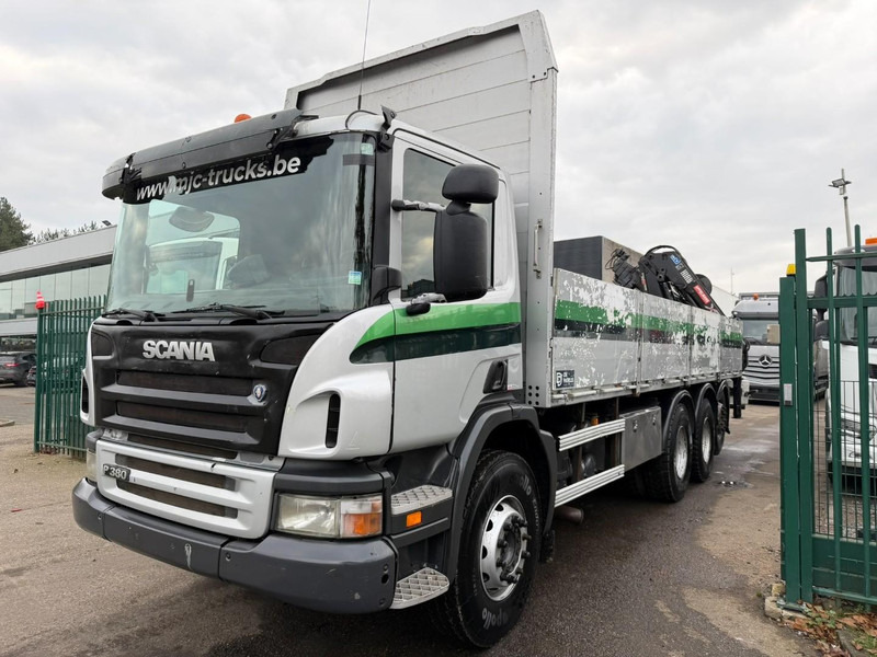 Scania P380 8x4 TRIDEM + CRANE HIAB 166 ES-5 HIPRO - ROTATOR + RADIO - 7m60 PLATFORM - MANUAL - LIFT + STEERING AXLE - Camión grúa: foto 4 Scania P380 8x4 TRIDEM + CRANE HIAB 166 ES-5 HIPRO - ROTATOR + RADIO - 7m60 PLATFORM - MANUAL - LIFT + STEERING AXLE - Camión grúa: foto 4