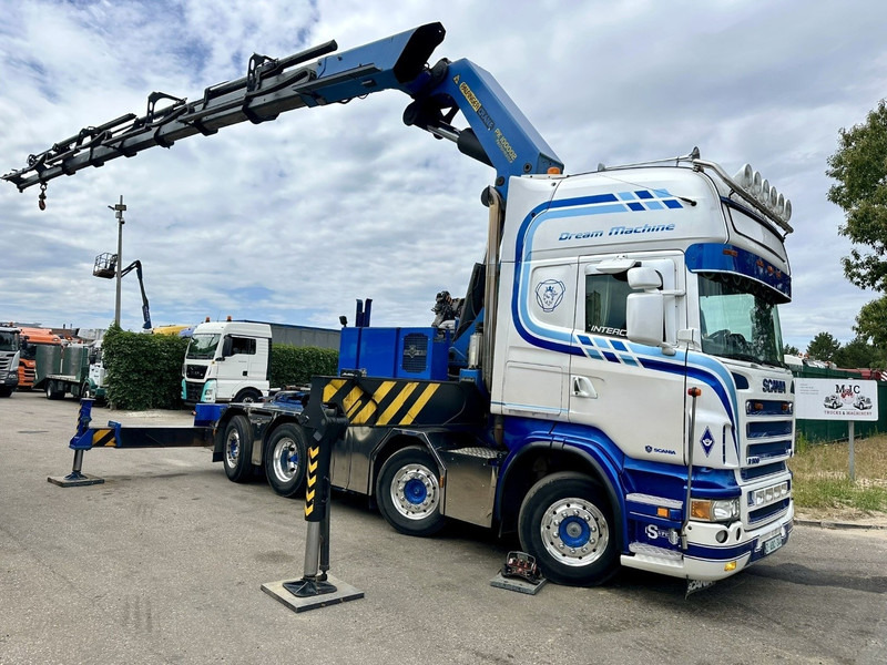 Scania R500 8x2 + CRANE 100Tm! PALFINGER PK100002 G 8x + 1 ME - RETARDER - ALCOA DURA BRIGHT - LIFT + STEERING - 5/6 HYDR F - TÜV 05/2026 - TOP CONDITION - Camión grúa: foto 1 Scania R500 8x2 + CRANE 100Tm! PALFINGER PK100002 G 8x + 1 ME - RETARDER - ALCOA DURA BRIGHT - LIFT + STEERING - 5/6 HYDR F - TÜV 05/2026 - TOP CONDITION - Camión grúa: foto 1