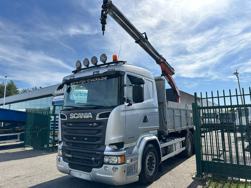 Scania R520 6x4 PRITSCHE + KRAN PALFINGER PK 15002 A - *ZSM + KIPPER* - RETARDER - *FULL AIR* - EUR 6 - BE TRUCK - Camión caja abierta, Camión grúa: foto 2 Scania R520 6x4 PRITSCHE + KRAN PALFINGER PK 15002 A - *ZSM + KIPPER* - RETARDER - *FULL AIR* - EUR 6 - BE TRUCK - Camión caja abierta, Camión grúa: foto 2