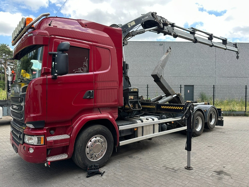 Scania R580 6X2 V8 HOOKLIFT + CRANE HIAB 211 E-4 HIPRO - ROTATOR - RETARDER - RADIO - NL TRUCK - Camión multibasculante, Camión grúa: foto 3 Scania R580 6X2 V8 HOOKLIFT + CRANE HIAB 211 E-4 HIPRO - ROTATOR - RETARDER - RADIO - NL TRUCK - Camión multibasculante, Camión grúa: foto 3