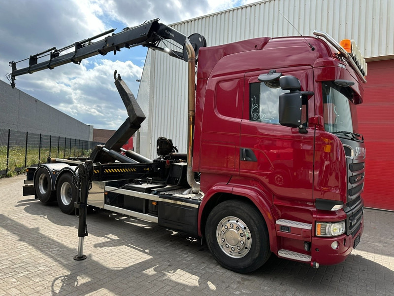 Scania R580 6X2 V8 HOOKLIFT + CRANE HIAB 211 E-4 HIPRO - ROTATOR - RETARDER - RADIO - NL TRUCK - Camión multibasculante, Camión grúa: foto 1 Scania R580 6X2 V8 HOOKLIFT + CRANE HIAB 211 E-4 HIPRO - ROTATOR - RETARDER - RADIO - NL TRUCK - Camión multibasculante, Camión grúa: foto 1