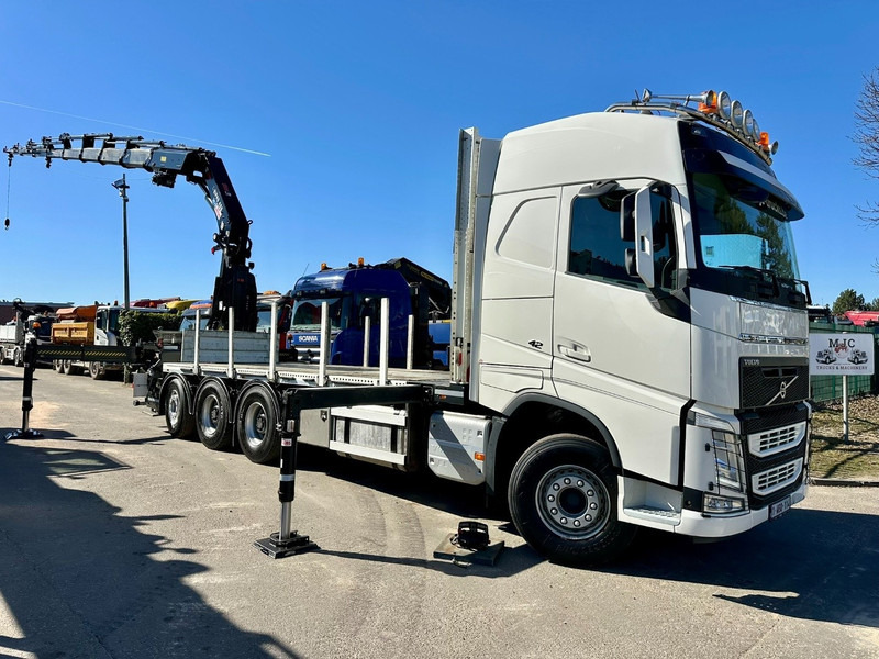 Volvo FH 420 8x4 TRIDEM + KRAAN HIAB 408 E-8 HIPRO + WINCH - 63.000km ONLY - CREWCAB 4 SEATER - PLATFORM 7m - TOP CONDITION - Camión grúa: foto 1 Volvo FH 420 8x4 TRIDEM + KRAAN HIAB 408 E-8 HIPRO + WINCH - 63.000km ONLY - CREWCAB 4 SEATER - PLATFORM 7m - TOP CONDITION - Camión grúa: foto 1