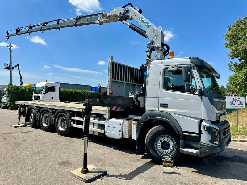 Volvo FMX 330 8x4 TRIDEM + CRANE EFFER 265 / 6S - PLATFORM 7m50 - EURO 6 - RADIO - *473.000km* - TÜV 05/2026 - BE TRUCK - Camión grúa: foto 1 Volvo FMX 330 8x4 TRIDEM + CRANE EFFER 265 / 6S - PLATFORM 7m50 - EURO 6 - RADIO - *473.000km* - TÜV 05/2026 - BE TRUCK - Camión grúa: foto 1