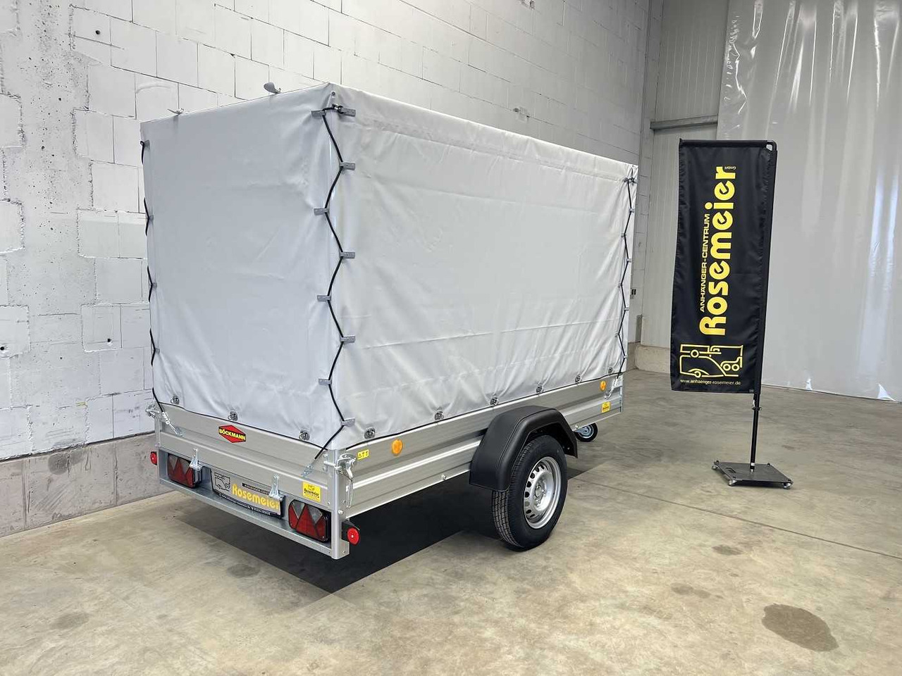 BOECKMANN TL-AL 2513/75 Plane Kastenanhänger ungebremst - Remolque de coche: foto 2 BOECKMANN TL-AL 2513/75 Plane Kastenanhänger ungebremst - Remolque de coche: foto 2
