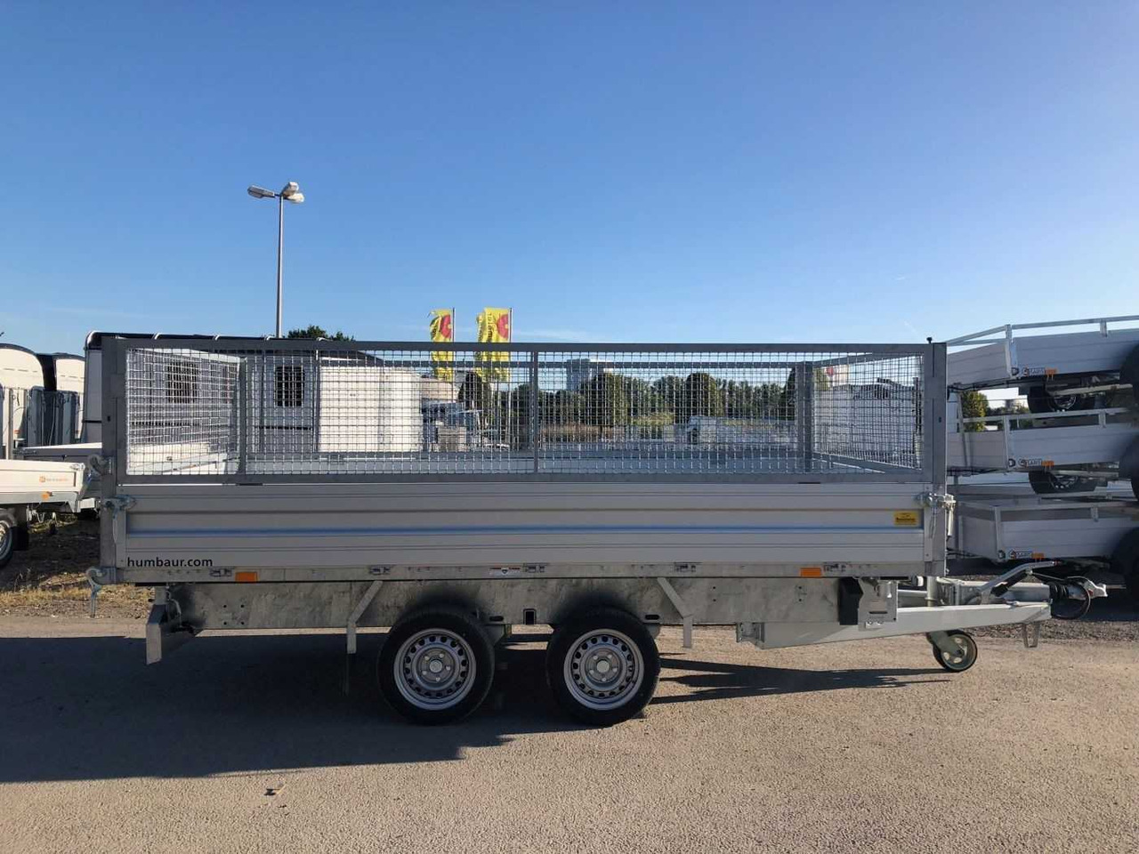 Remolque volquete nuevo HUMBAUR HTK 3500.37 Gitter Dreiseitenkipper: foto 14