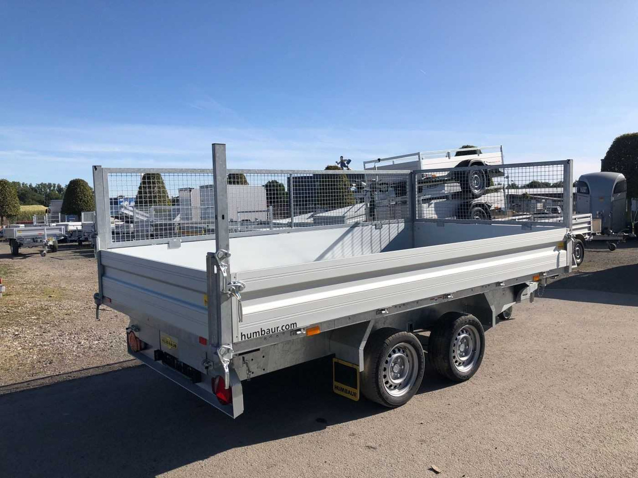 Remolque volquete nuevo HUMBAUR HTK 3500.37 Gitter Dreiseitenkipper: foto 7