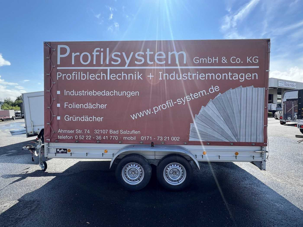 KOCH 10.26 mit Spriegel und Plane Kastenanhänger gebr - Remolque con toldo: foto 4 KOCH 10.26 mit Spriegel und Plane Kastenanhänger gebr - Remolque con toldo: foto 4