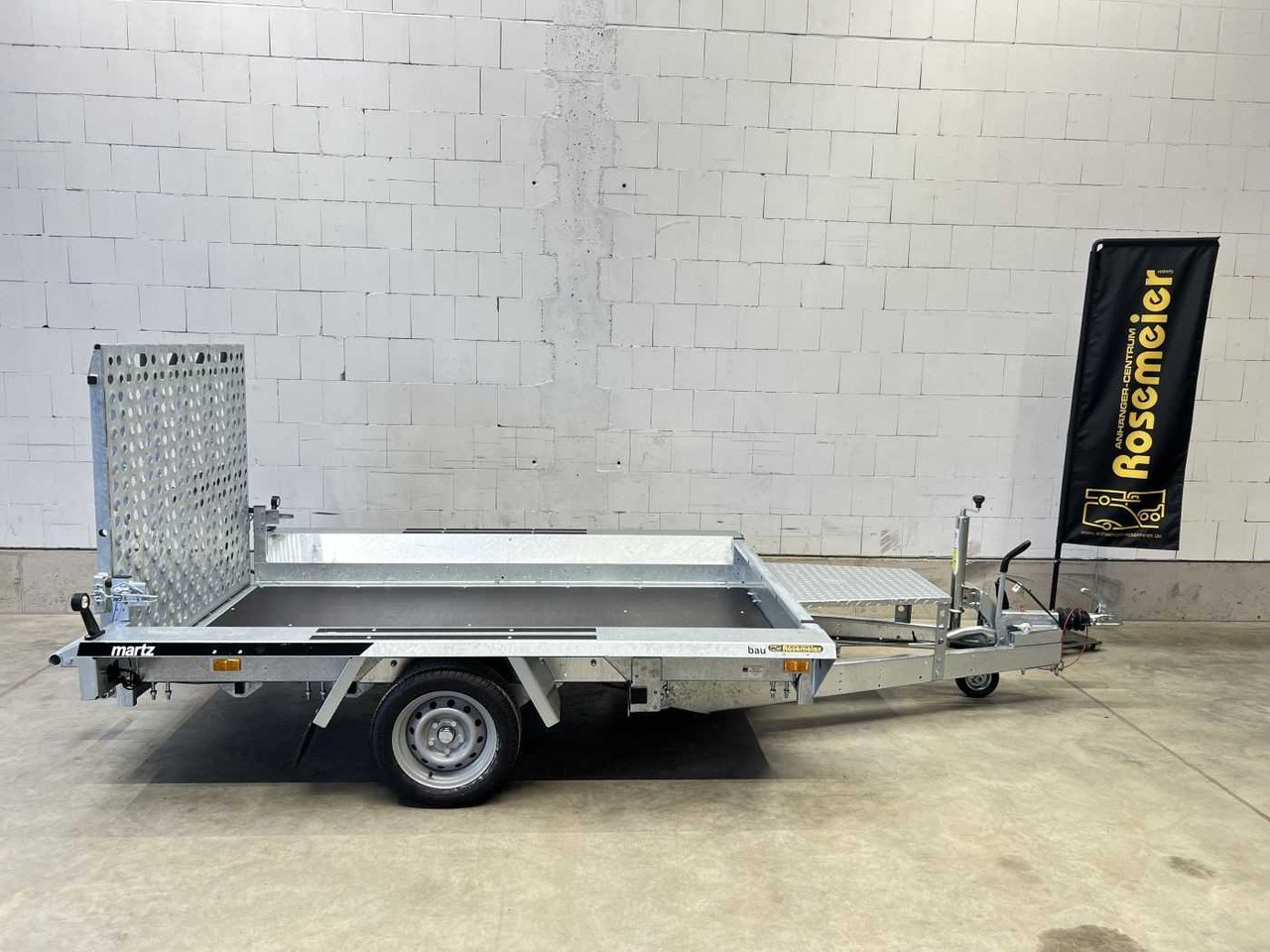 MARTZ BAU-3 260/2 S 1,8T Maschinentransporter - Remolque porta maquinaria: foto 2 MARTZ BAU-3 260/2 S 1,8T Maschinentransporter - Remolque porta maquinaria: foto 2