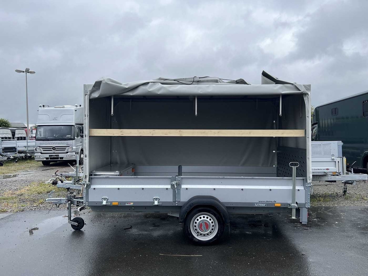 Remolque de coche STEMA Rex 30 Plane Kastenanhänger ungebremst: foto 22