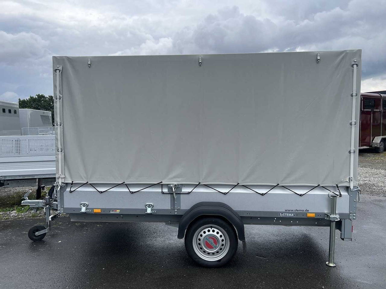 Remolque de coche STEMA Rex 30 Plane Kastenanhänger ungebremst: foto 10