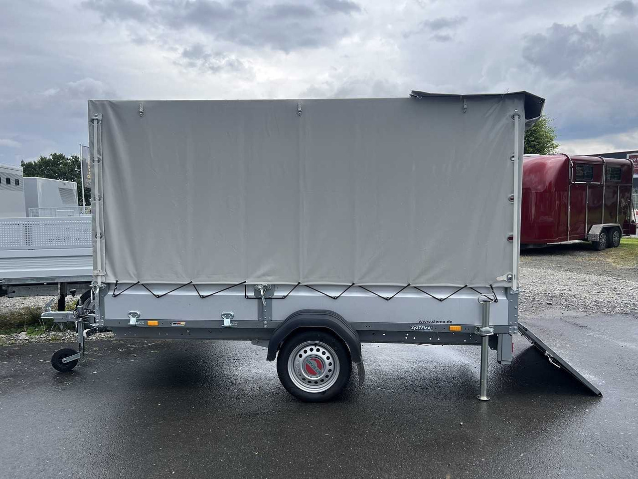 Remolque de coche STEMA Rex 30 Plane Kastenanhänger ungebremst: foto 14
