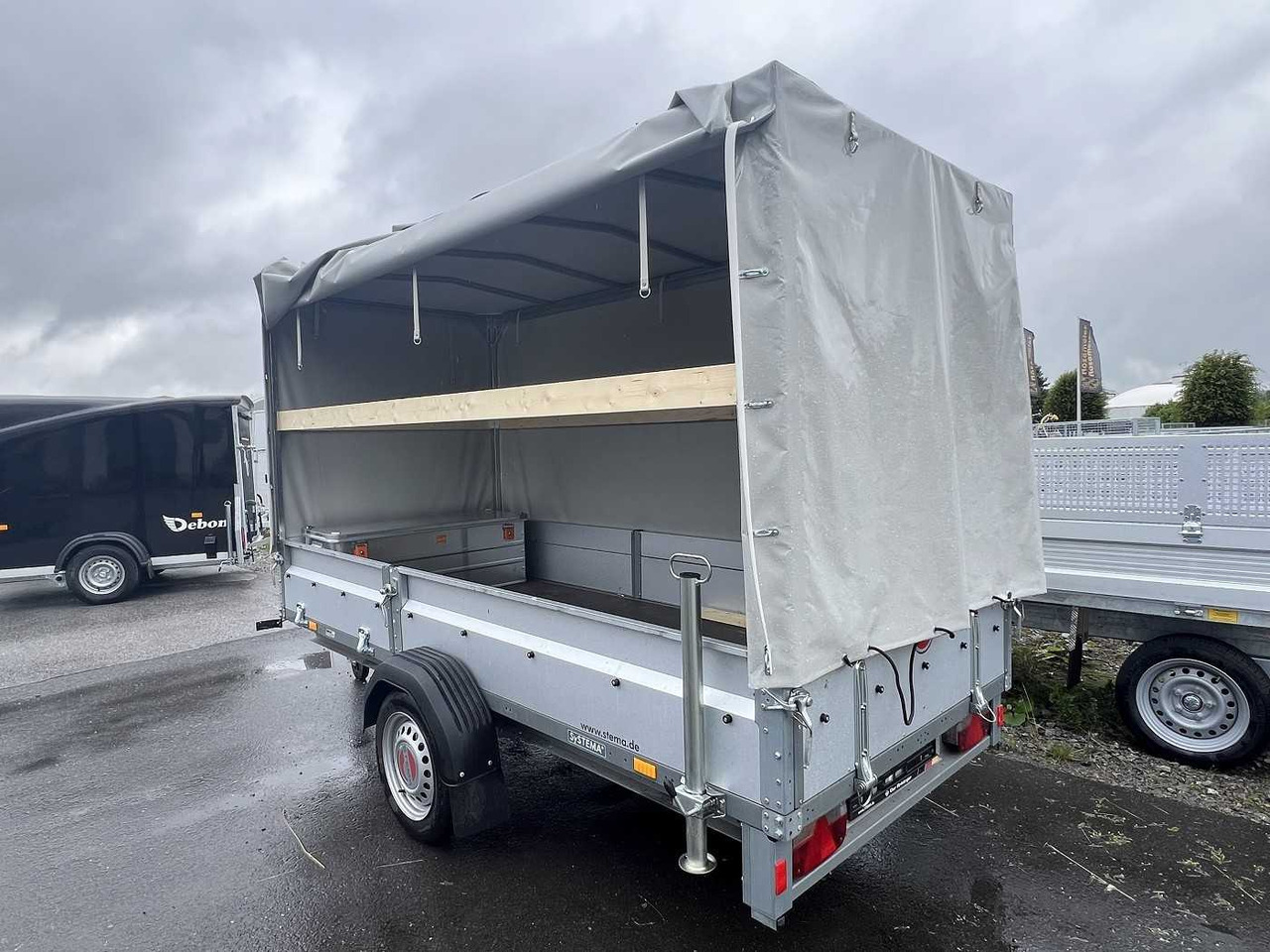 Remolque de coche STEMA Rex 30 Plane Kastenanhänger ungebremst: foto 24