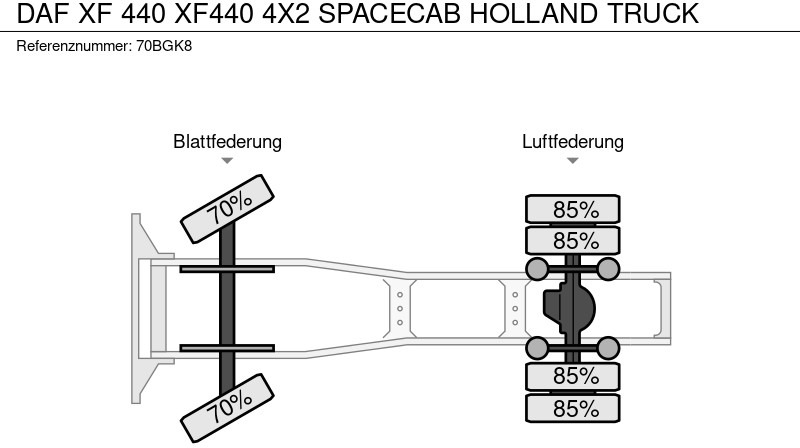 Cabeza tractora DAF XF 440 XF440 4X2 SPACECAB HOLLAND TRUCK: foto 19 Cabeza tractora DAF XF 440 XF440 4X2 SPACECAB HOLLAND TRUCK: foto 19