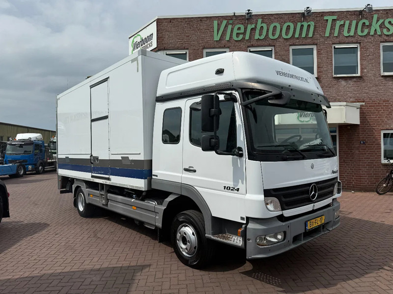Mercedes-Benz Atego 1024 ATEGO 1024L Kuhlkoffer Carrier Anhangerkupplung TUV bis 10-2025 - Camión frigorífico: foto 1 Mercedes-Benz Atego 1024 ATEGO 1024L Kuhlkoffer Carrier Anhangerkupplung TUV bis 10-2025 - Camión frigorífico: foto 1
