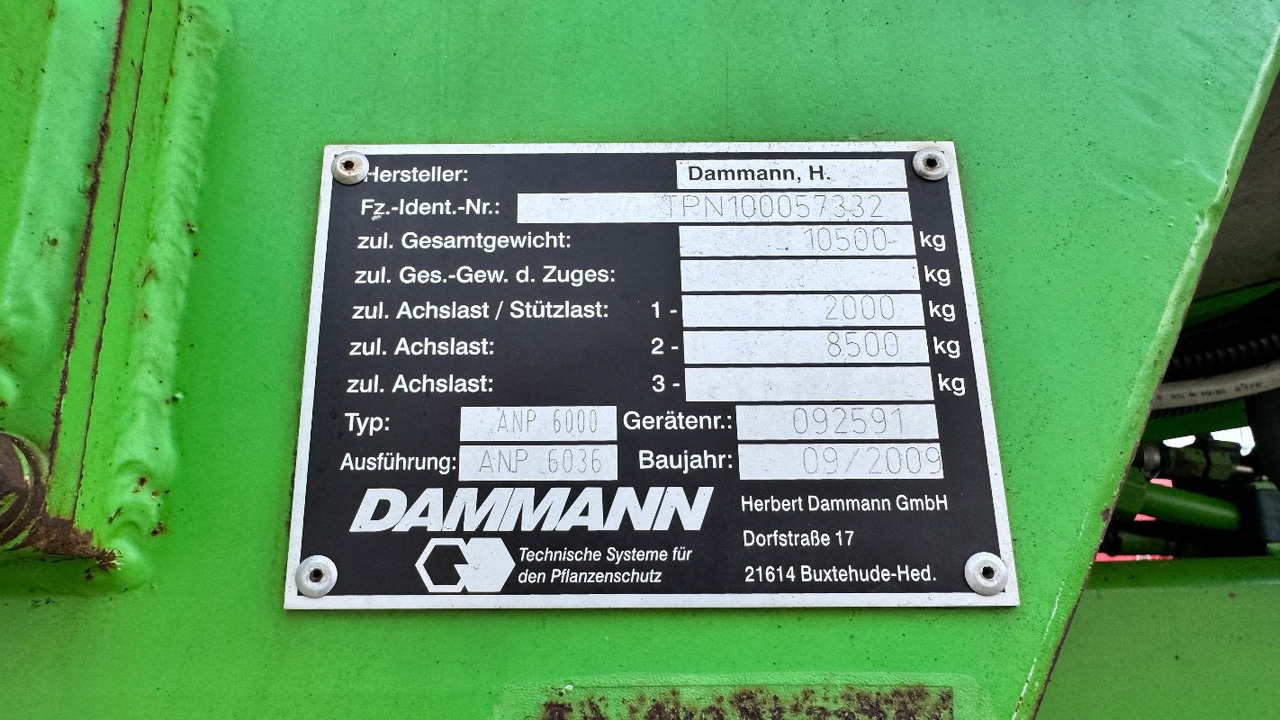 Dammann ANP 6036 ProfiClass 6000 l 36m - Pulverizador: foto 3 Dammann ANP 6036 ProfiClass 6000 l 36m - Pulverizador: foto 3
