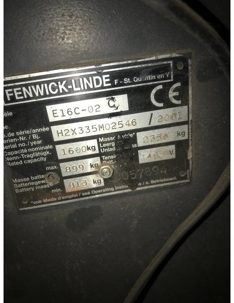 Linde E 16 C-02 - Carretilla elevadora eléctrica: foto 2 Linde E 16 C-02 - Carretilla elevadora eléctrica: foto 2