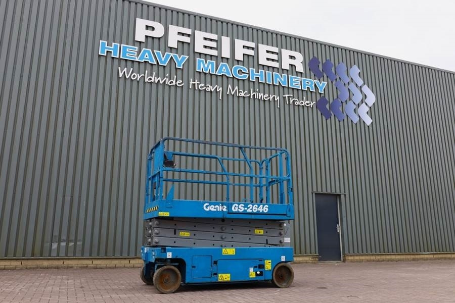 Genie GS2646 Electric, Working Height 9.80m, Capacity 45 - Plataforma de tijeras: foto 1 Genie GS2646 Electric, Working Height 9.80m, Capacity 45 - Plataforma de tijeras: foto 1