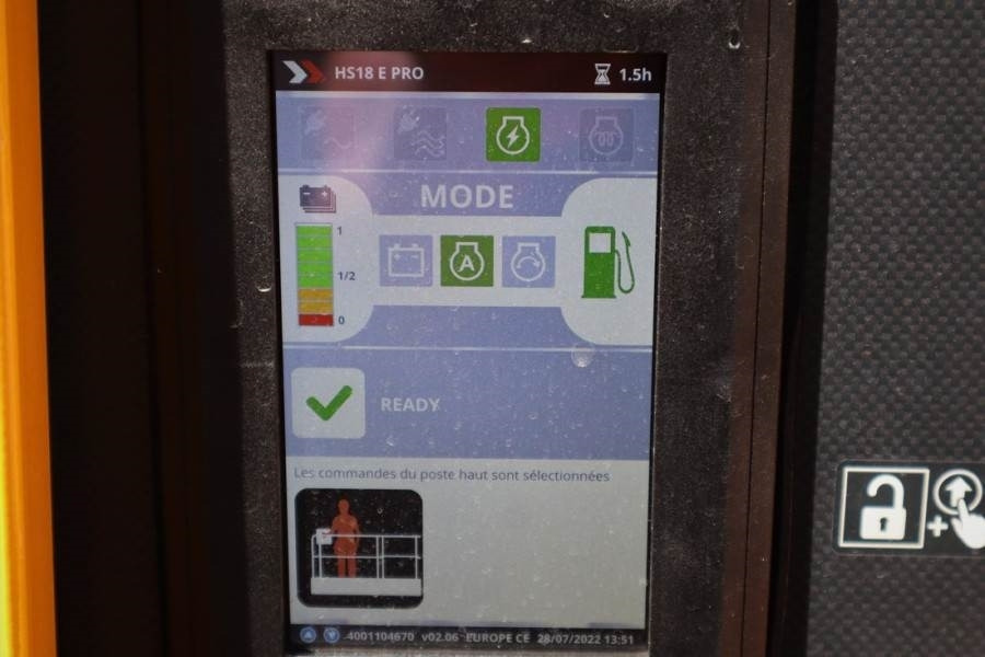 Haulotte HS18EPRO Valid Inspection, Full Electric 4x4 Drive  - Plataforma de tijeras: foto 4 Haulotte HS18EPRO Valid Inspection, Full Electric 4x4 Drive  - Plataforma de tijeras: foto 4