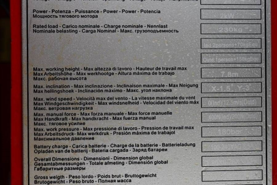 Magni ES0807EP New And Available Directly From Stock, El  - Plataforma de tijeras: foto 4 Magni ES0807EP New And Available Directly From Stock, El  - Plataforma de tijeras: foto 4