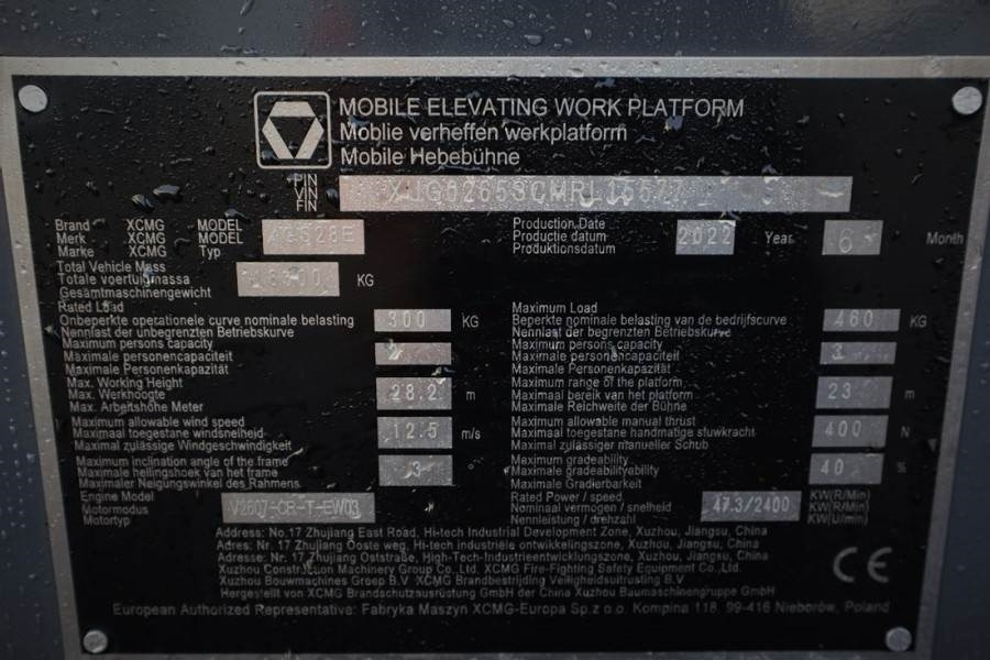 XCMG XGS28E Valid inspection, *Guarantee! Diesel, 4x4 D - Plataforma telescopica: foto 5 XCMG XGS28E Valid inspection, *Guarantee! Diesel, 4x4 D - Plataforma telescopica: foto 5