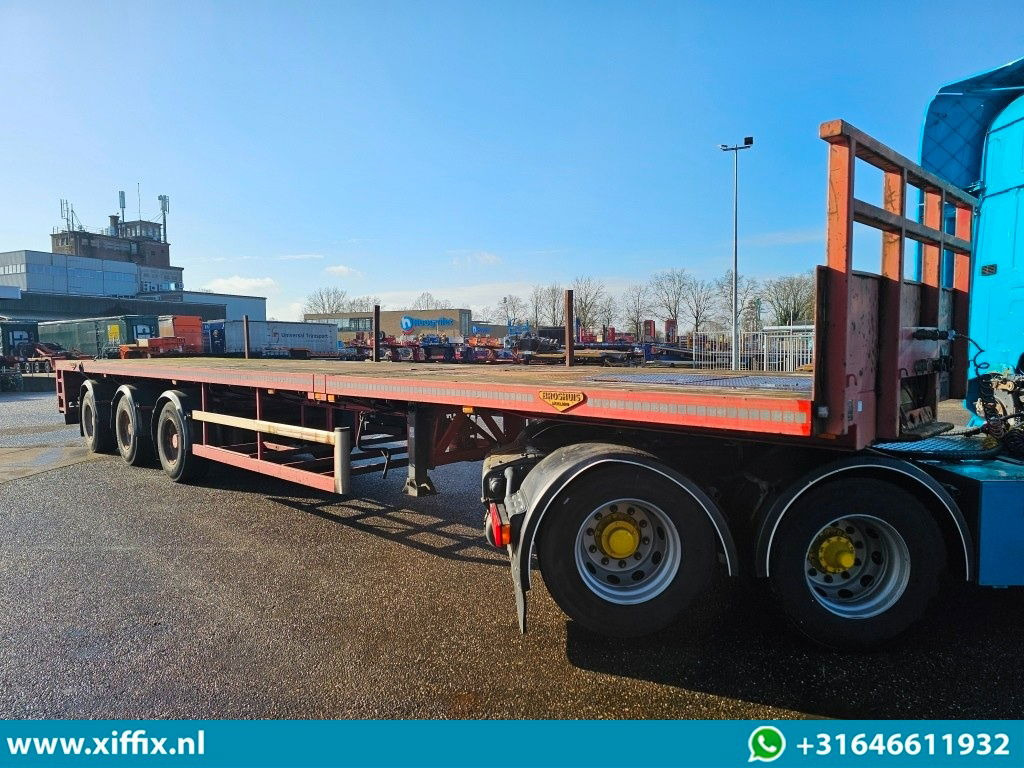Broshuis 3-ass. Vlakke dubbel 2x uitschuifbare oplegger - Semirremolque plataforma/ Caja abierta: foto 4 Broshuis 3-ass. Vlakke dubbel 2x uitschuifbare oplegger - Semirremolque plataforma/ Caja abierta: foto 4