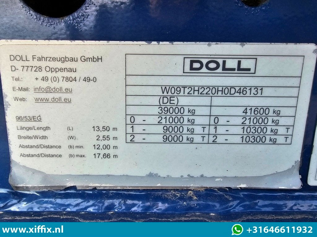 Semirremolque góndola rebajadas Doll 2-ass. Uitschuifbare dieplader met afneembare nek / 2x gestuurd: foto 15