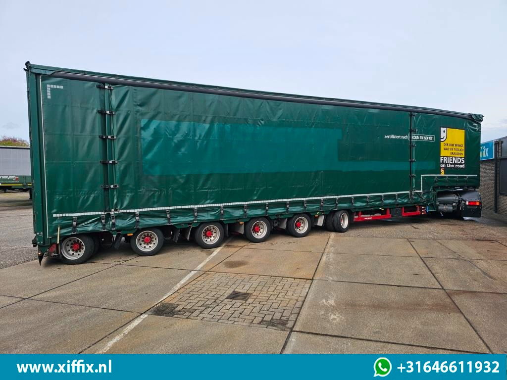 Meusburger 6-ass. Semi dieplader met elektrische huifopbouw / 3x naloop gestuurd - Semirremolque góndola rebajadas: foto 5 Meusburger 6-ass. Semi dieplader met elektrische huifopbouw / 3x naloop gestuurd - Semirremolque góndola rebajadas: foto 5
