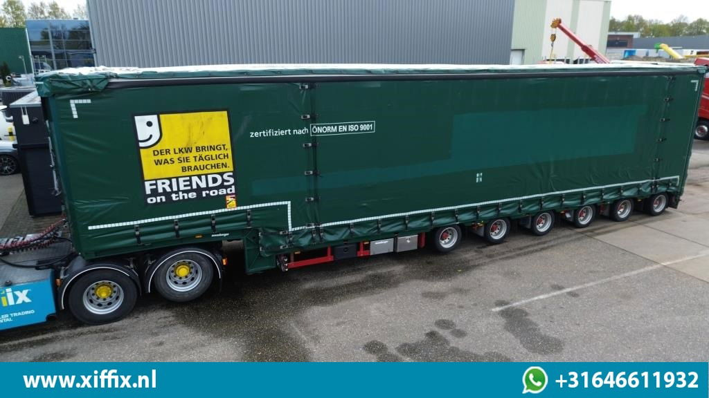 Meusburger 6-ass. Semi dieplader met elektrische huifopbouw / 3x naloop gestuurd - Semirremolque góndola rebajadas: foto 1 Meusburger 6-ass. Semi dieplader met elektrische huifopbouw / 3x naloop gestuurd - Semirremolque góndola rebajadas: foto 1