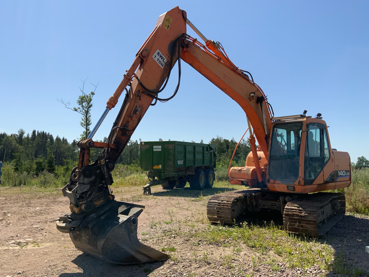 Daewoo Solar 140LCV - Excavadora: foto 1 Daewoo Solar 140LCV - Excavadora: foto 1