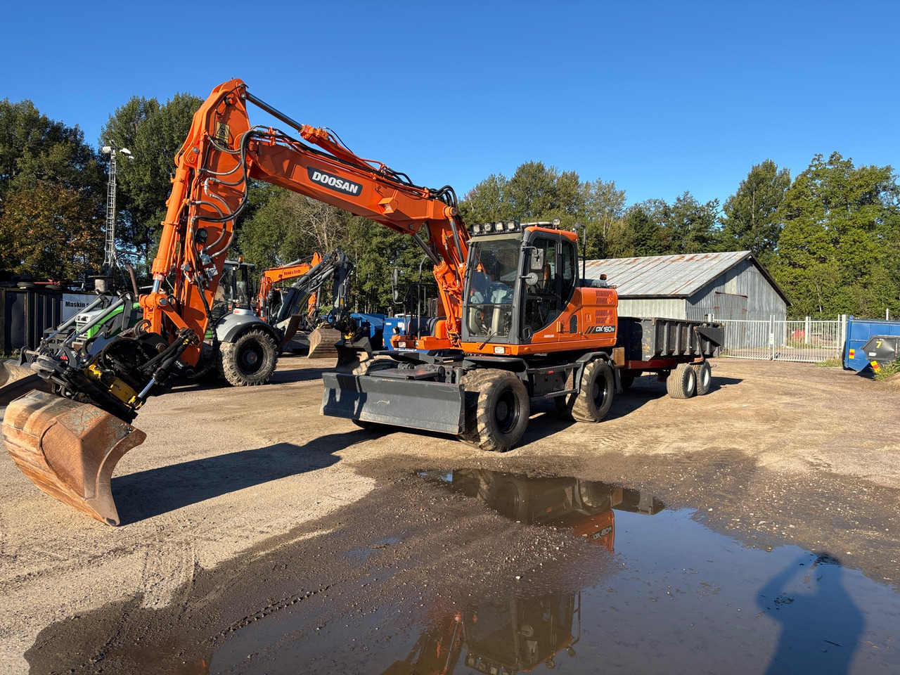 Doosan DX160W - Excavadora: foto 1 Doosan DX160W - Excavadora: foto 1